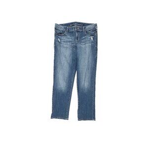 LC Lauren Conrad Distressed Boyfriend Womens size 10 Dark Blue Denim jeans